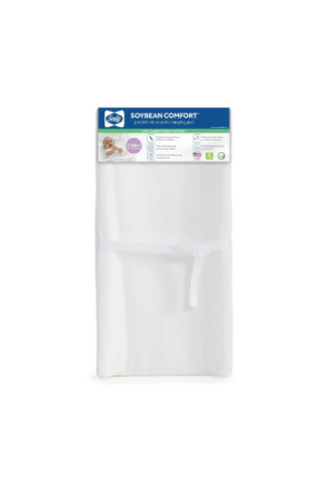 Kolcraft Soybean Comfort 3-Sided Contoured Diaper Changing Pad