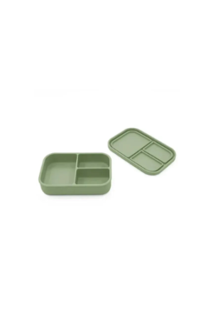 Nouka - Small Silicone Sealed Snack Box, Leaf
