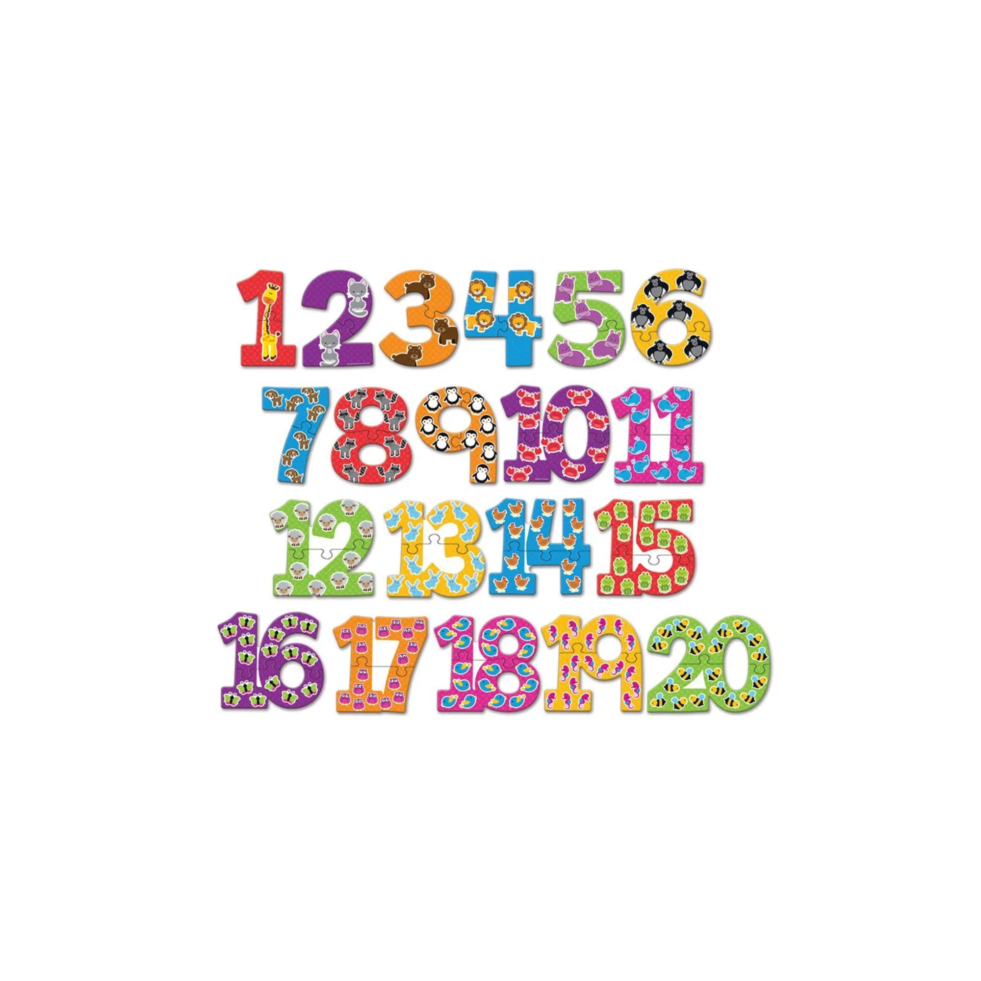 Number Puzzle Cards