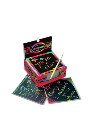 Scratch Art Rainbow Mini Notes _Box of 125