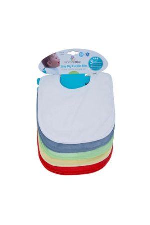 Primo Passi - 10Pk Stay Dry Cotton Baby Neutral Bib