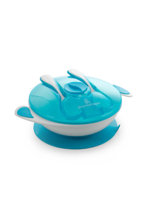 Primo Passi - Baby Suction Bowl Feeding Set, Blue