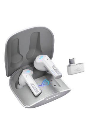 ASUS - ROG Cetra True Wireless SpeedNova In-Ear Gaming Earbuds - White