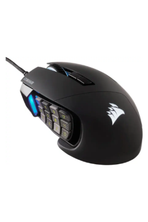 CORSAIR - Scimitar RGB Elite Wired Optical Gaming Mouse with 17 Programmable Buttons - Wired - Black