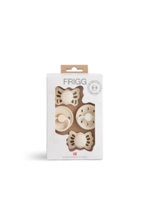 Mushie - Frigg Baby's First Pacifier Set, Cream
