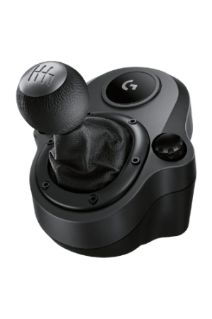 Logitech - Driving Force Shifter for Xbox Series X|S, Xbox One, and PlayStation 4 & 5 - Black/Silver