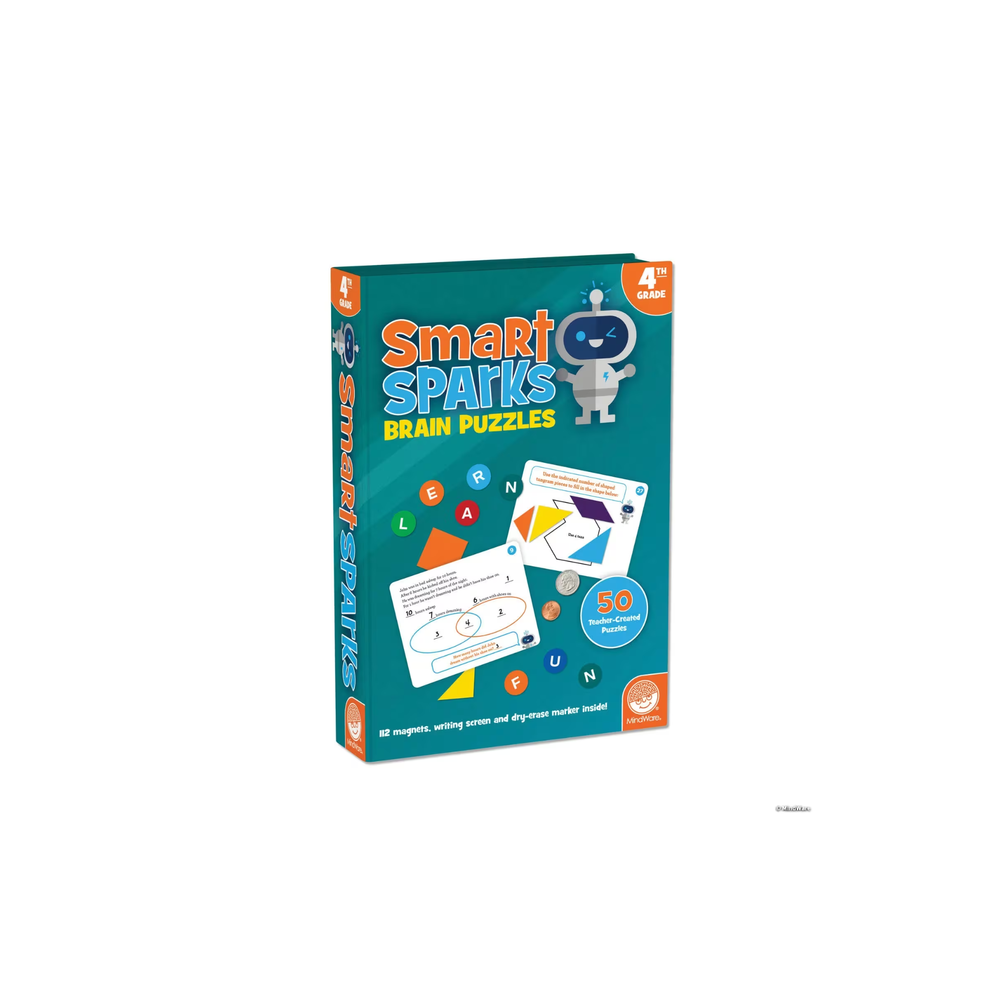 Smart Sparks Brainy Puzzles: Grade 4