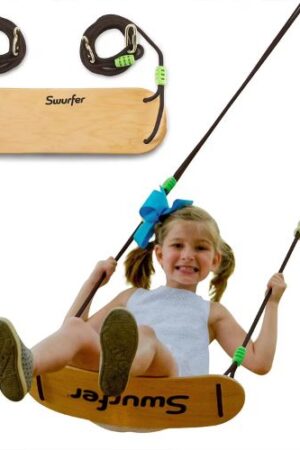 Swurfer Classic Coated Solid Maple Sway Swing