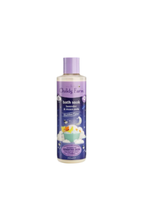 Childs Farm SlumberTime Bath Soak 250ml Lavender & Moon Milk Gentle Bubble Bath for Babies, Kids & Sensitive Skin