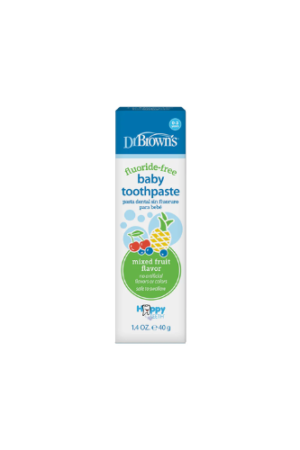 Fluoride-Free Baby Toothpaste [Mixed Fruit] 1.4oz/40g, 1-Pack