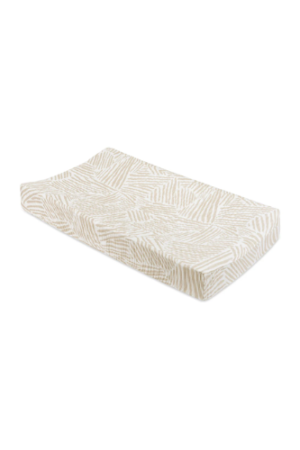 Quilted Changing Pad Cover In GOTS Certified Organic Muslin Cotton