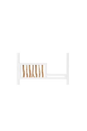 Branch Toddler Bed Conversion Kit, Acacia with Snow