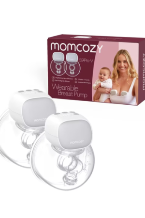 Momcozy S9 Pro-V Hands Free Electronic Wearable Breast Pump, 2Pack, Gray.