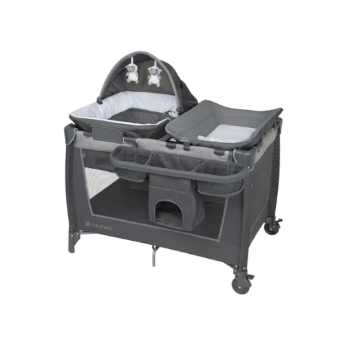 Baby Trend Simply Smart 2.0 Nursery Center Playard – Bassinet, Changer, Napper & Travel Bag